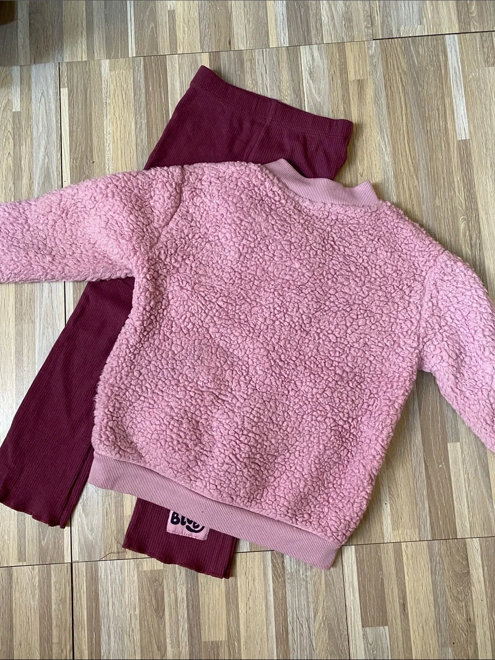 BLUEY Fleece Bomber Jacket and Legging 2 piece set size toddler girls 4T